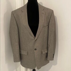 PRONTO UOMO Couture Classic Men's/Unisex Grey mix Houndstooth  Blazer Size 44R